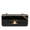 Celine Shiny Calfskin Triomphe Chain Shoulder Bag Secondhand