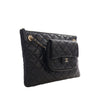 Chanel CC Quilted Lambskin Pouch with Mini Flap Purse Secondhand