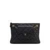 Chanel CC Quilted Lambskin Pouch with Mini Flap Purse Secondhand