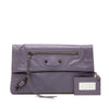 Balenciaga Lambskin Motocross Classic Envelope Clutch Secondhand