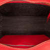 Prada Soft Calf Trimmed Saffiano Lux Zip Convertible Tote Secondhand