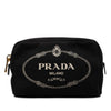 Prada Canvas Canapa Logo Pouch Secondhand