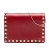 Valentino Leather Rockstud Chain Pouch Secondhand