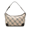 Burberry Nova Check Canvas Shoulder Bag Secondhand