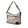 Burberry Nova Check Canvas Shoulder Bag Secondhand