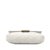 Fendi Zucca Embossed Leather Baguette Satchel Secondhand