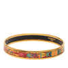 Secondhand Hermès Narrow Animal Motif Enamel Bangle 62