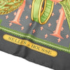 Hermès Selles A Housse Silk Scarf 90 Secondhand