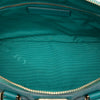 Burberry Small Heritage Grain Check Embossed Leather Orchard Bowling Bag Secondhand