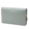 Secondhand Balenciaga Goatskin Motocross Metallic Edge Wallet on Chain