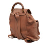 Gucci Large Suede Bamboo Drawstring Backpack Secondhand