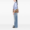 Bottega Veneta Small Leather Embroidered Stripe Olimpia Shoulder Bag Secondhand