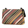 Bottega Veneta Small Leather Embroidered Stripe Olimpia Shoulder Bag Secondhand