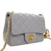Chanel Mini Square Classic Lambskin Pearl Crush Single Flap Secondhand