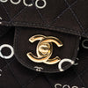Chanel Medium Classic Canvas Coco Print Double Flap Secondhand