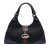 Gucci GG Canvas Web Junco Shoulder Bag Secondhand