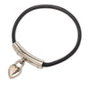 Secondhand Hermès Leather Cadena Heart Charm Bracelet