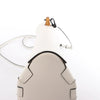 LOEWE Bamboo Buckets Leather 2Way Handbag in White Secondhand