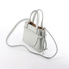 Secondhand LOEWE Gate Mini Top Handle Leather 2Way Handbag in Gray