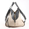 LOEWE Hammock Small Leather 2Way Handbag in Orange x Black x Beige Secondhand