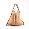 LOEWE Hammock Small Leather x Suede Handbag in Brown x Beige Secondhand