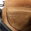 LOEWE Gate Mini Leather Crossbody Bag in Navy Blue Secondhand