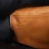LOEWE Puffy Yago Leather x Nylon Backpack in Black x Brown Secondhand