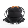 LOEWE Puffy Yago Leather x Nylon Backpack in Black x Brown Secondhand