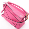 LOEWE Puzzle Medium Leather 2Way Handbag in Pink Secondhand