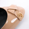 Secondhand Louis Vuitton 16 years Patent Leather Heels in Black x Beige NL0186, Size EU 40