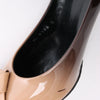 Secondhand Louis Vuitton 16 years Patent Leather Heels in Black x Beige NL0186, Size EU 40