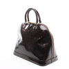 Louis Vuitton Alma GM Vernis Leather Handbag in Burgundy M93595 Secondhand
