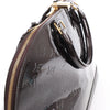 Louis Vuitton Alma GM Vernis Leather Handbag in Burgundy M93595 Secondhand