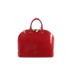 Louis Vuitton Alma GM Vernis Leather Handbag in Red M93596 Secondhand