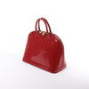 Louis Vuitton Alma GM Vernis Leather Handbag in Red M93596 Secondhand