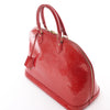 Louis Vuitton Alma GM Vernis Leather Handbag in Red M93596 Secondhand