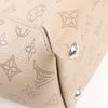 Louis Vuitton Hina Monogram Mahina Leather Shoulder Bag in Beige M54351 Secondhand