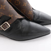 Louis Vuitton Jumble Line 19-year Monogram PVC & Leather Ankle Boots in Black × Brown MA0169, Size 39.5 EU Secondhand