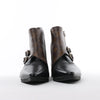 Louis Vuitton Jumble Line 19-year Monogram PVC & Leather Ankle Boots in Black × Brown MA0169, Size 39.5 EU Secondhand