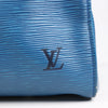Louis Vuitton Epi Leather Keepall 55 Travel Bag in Blue M42955 Secondhand