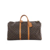 Louis Vuitton Keepall 55 Monogram Canvas Travel Bag in Brown M41424 Secondhand