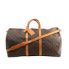 Secondhand Louis Vuitton Keepall Bandoulière 55 Monogram Canvas Travel Bag in Brown M41414