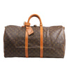 Louis Vuitton Monogram Canvas Keepall Bandoulière 55 Travel Bag M41414 Secondhand