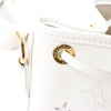 Louis Vuitton Petit Noe NM Monogram Cutout Shoulder Bag in White M20740 Secondhand