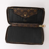 Louis Vuitton Macassar Daily Organizer Monogram Wallet Brown x Black M60679 Secondhand