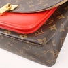 Secondhand Louis Vuitton Monogram Marignan 2Way Female Handbag in Brown x Red M44286