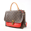 Louis Vuitton Monogram Marignan 2Way Female Handbag in Brown x Red M44286 Secondhand
