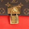 Secondhand Louis Vuitton Monogram Marignan 2Way Female Handbag in Brown x Red M44286