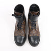 Louis Vuitton Monogram Wonderland Flat Ranger Ankle Boots in Black, Size 39 EU Secondhand