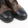 Louis Vuitton Monogram Wonderland Flat Ranger Ankle Boots in Black, Size 39 EU Secondhand